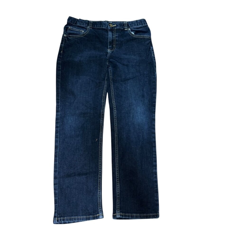 Wonder Nation Size 16 Husky Slim Dark Wash Jeans